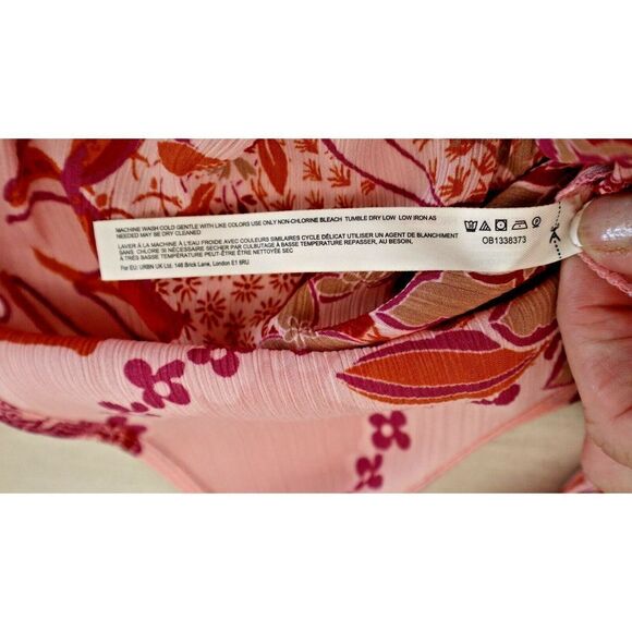 Free People OB1338373 Women's Sz S Pink Weekend In Montauk Cropped Tank Top $60 - Picture 7 of 9